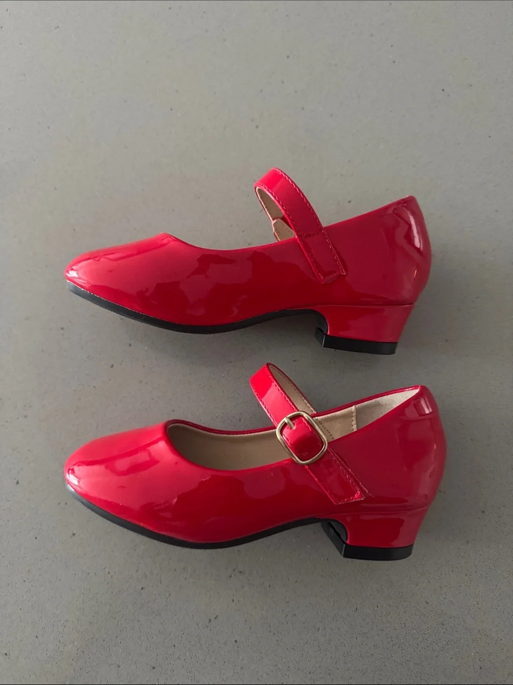 Girls Red Patent Mary Jane Dress Shoes